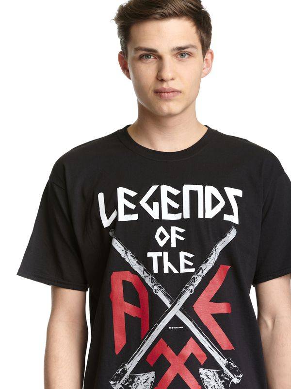 Nastrovje Potsdam Vikings Valhalla Legends of the Axe Herren T-Shirt schwarz Neueste Stile