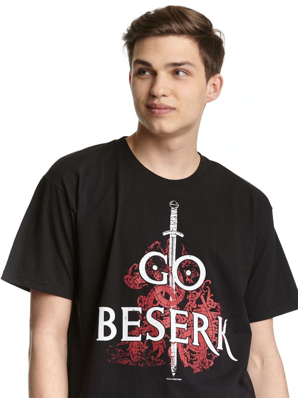 Nastrovje Potsdam Vikings Valhalla Go Beserk Herren T-Shirt schwarz Letzte 2 Tage