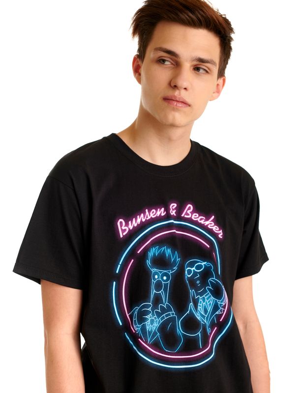 Nastrovje Potsdam The Muppets Bunsen & Beaker Herren T-Shirt schwarz Bis zu 50% Rabatt