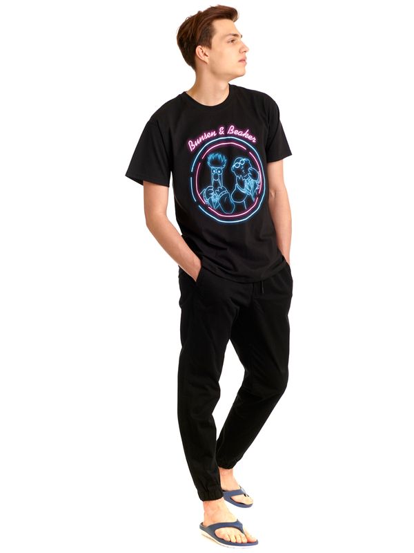 Nastrovje Potsdam The Muppets Bunsen & Beaker Herren T-Shirt schwarz Bis zu 50% Rabatt