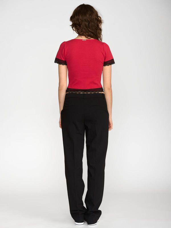 Nastrovje Potsdam Vive Maria Sweet Cropped Shirt Damen T-Shirt rot Bis zu 55% Rabatt
