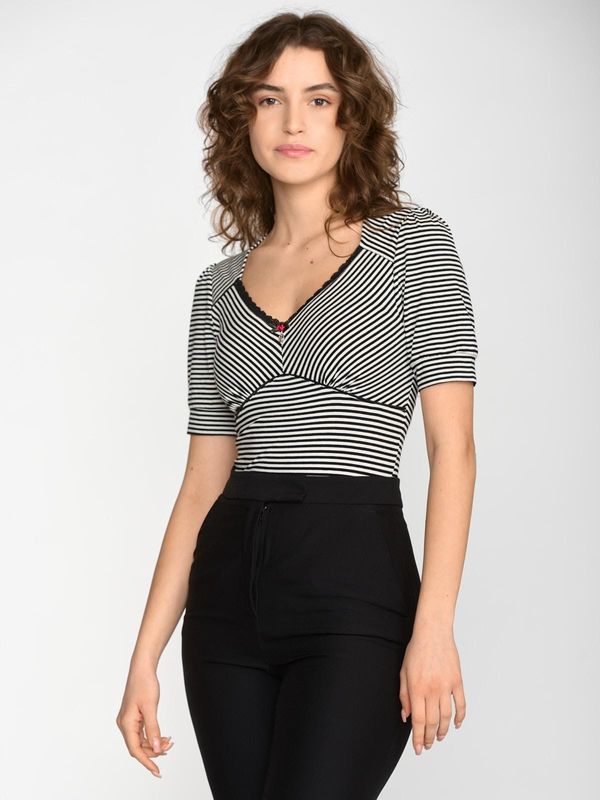 Nastrovje Potsdam Vive Maria Classic Ahoi Damen T-Shirt schwarz/weiß Nur noch ein Tag übrig