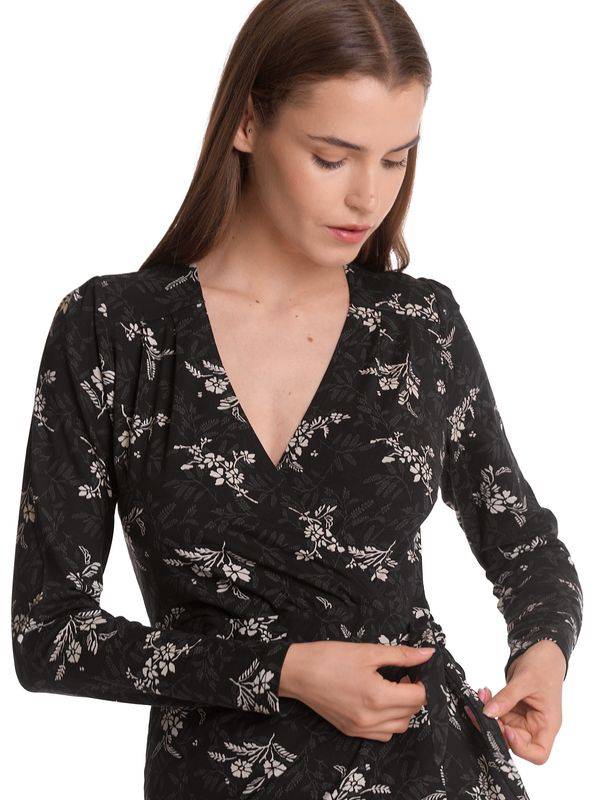 Nastrovje Potsdam Vive Maria Reverie Wrap Damen Wickelkleid schwarz allover Outlet