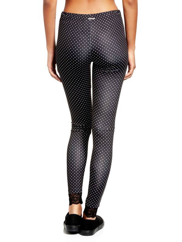 Nastrovje Potsdam Pussy Deluxe Dotties Damen Leggings schwarz allover Hotsell