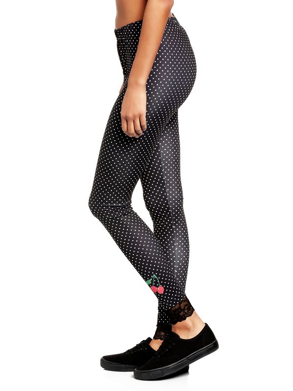 Nastrovje Potsdam Pussy Deluxe Dotties Damen Leggings schwarz allover Hotsell