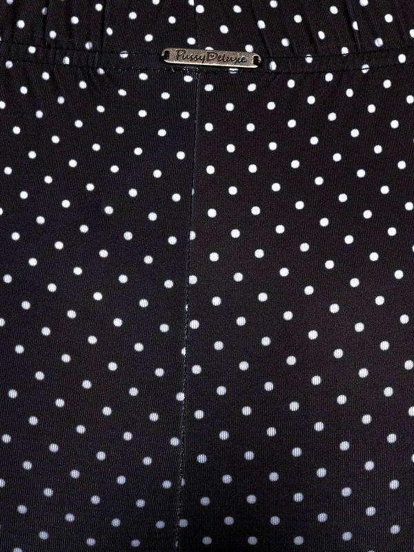 Nastrovje Potsdam Pussy Deluxe Dotties Damen Leggings schwarz allover Hotsell