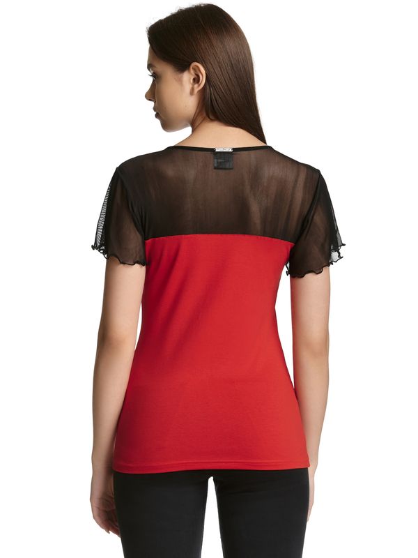Nastrovje Potsdam Pussy Deluxe Red Lovley Chic Damen T-Shirt rot Günstiger Verkauf