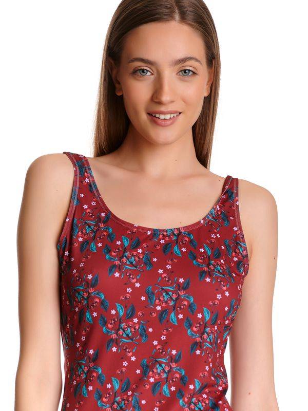 Nastrovje Potsdam Pussy Deluxe Wild Cherry Damen Strandkleid rot allover Fabrikverkauf
