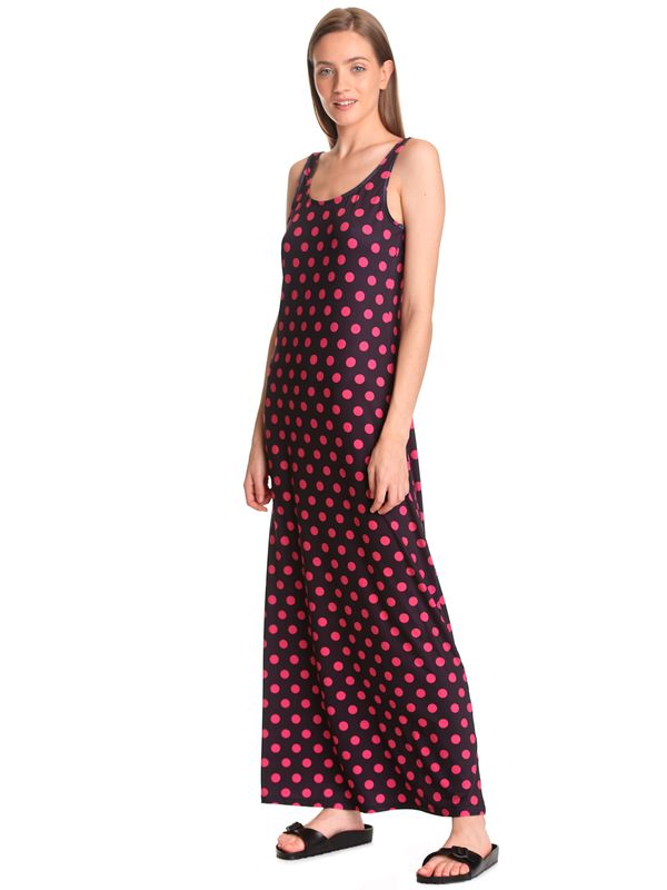 Nastrovje Potsdam Pussy Deluxe Classic Pink Dotties Damen Strandkleid schwarz allover Kostenloser Versand