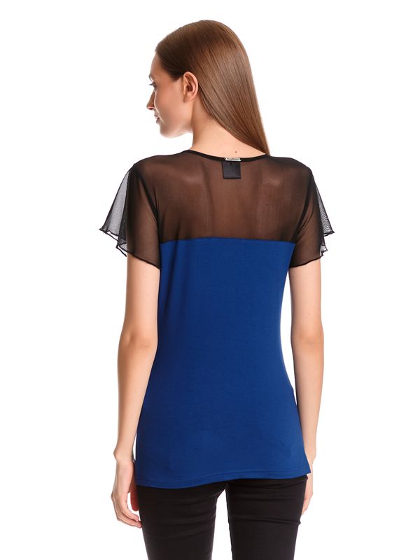Nastrovje Potsdam Pussy Deluxe Blue Lovely Chic Damen T-Shirt blau Fabrikpreis
