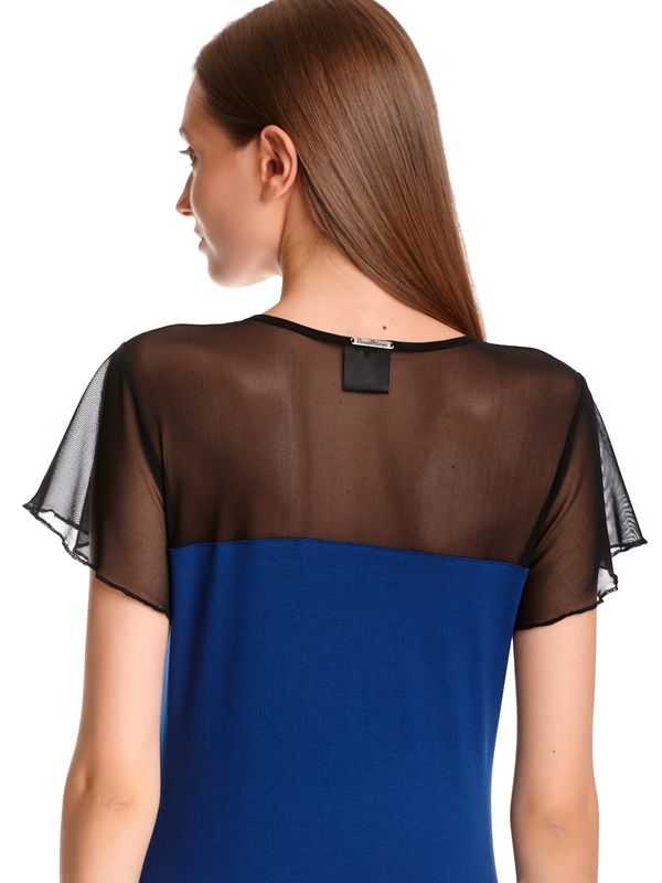Nastrovje Potsdam Pussy Deluxe Blue Lovely Chic Damen T-Shirt blau Fabrikpreis