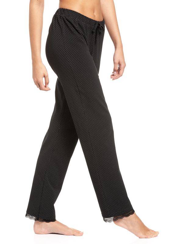 Nastrovje Potsdam Pussy Deluxe Dotties Damen Schlafhose schwarz allover Günstig kaufen
