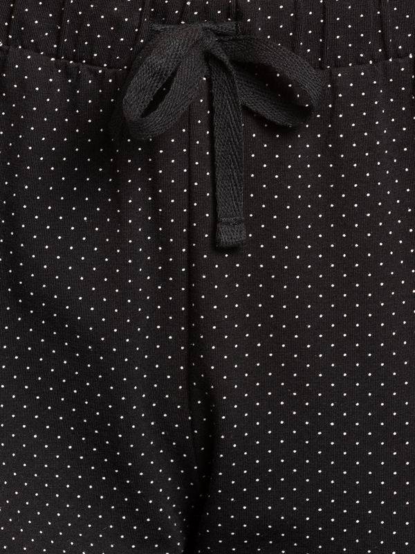 Nastrovje Potsdam Pussy Deluxe Dotties Damen Schlafhose schwarz allover Günstig kaufen