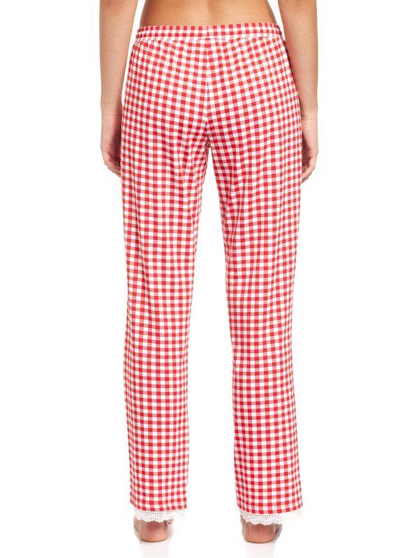 Nastrovje Potsdam Pussy Deluxe Red Plaid Damen Schlafhose rot allover Großer Ausverkauf