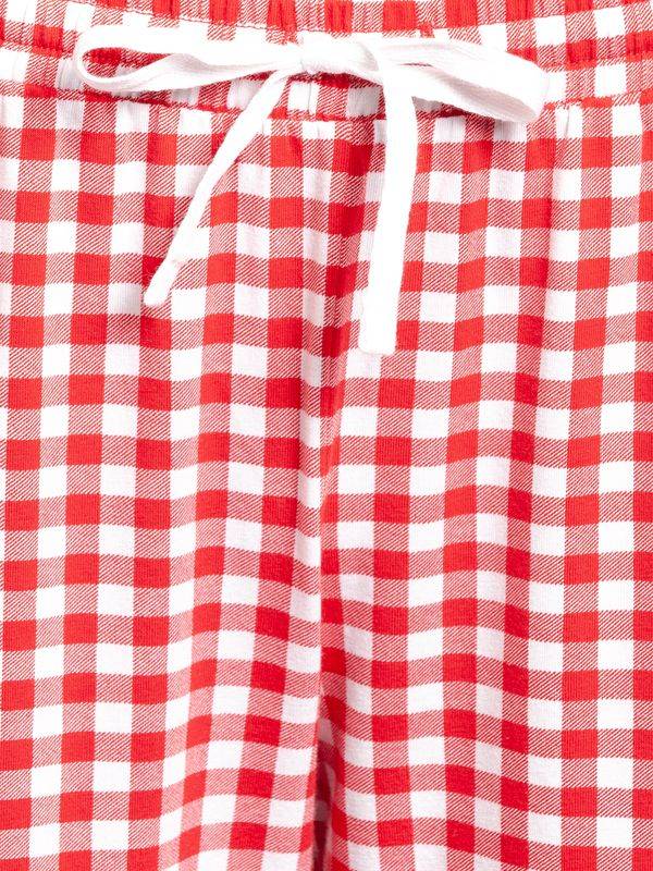 Nastrovje Potsdam Pussy Deluxe Red Plaid Damen Schlafhose rot allover Großer Ausverkauf