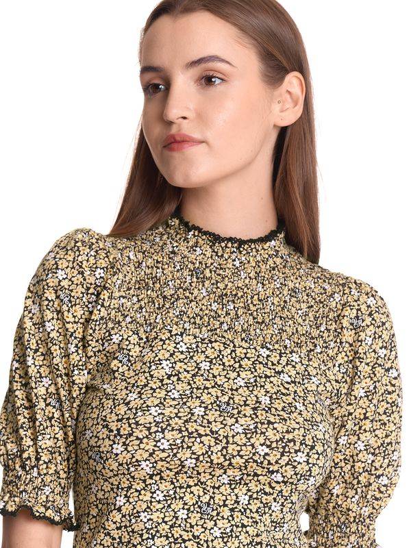 Nastrovje Potsdam Vive Maria Golden Day Smoke Damen Blusenshirt dunkelgelb allover Begrenzte Freigabe