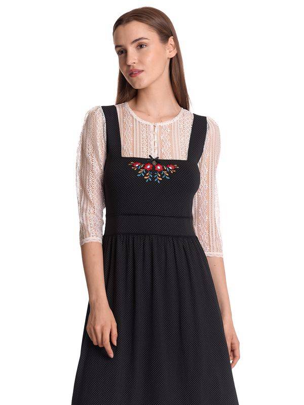 Nastrovje Potsdam Vive Maria Meadow Girl Damen A-Linien-Kleid creme/schwarz Neueste Stile