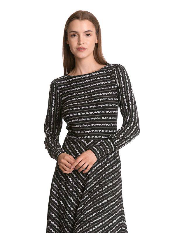 Nastrovje Potsdam Vive Maria Dandy Flower Damen A-Linien-Kleid schwarz allover Letzter Tag