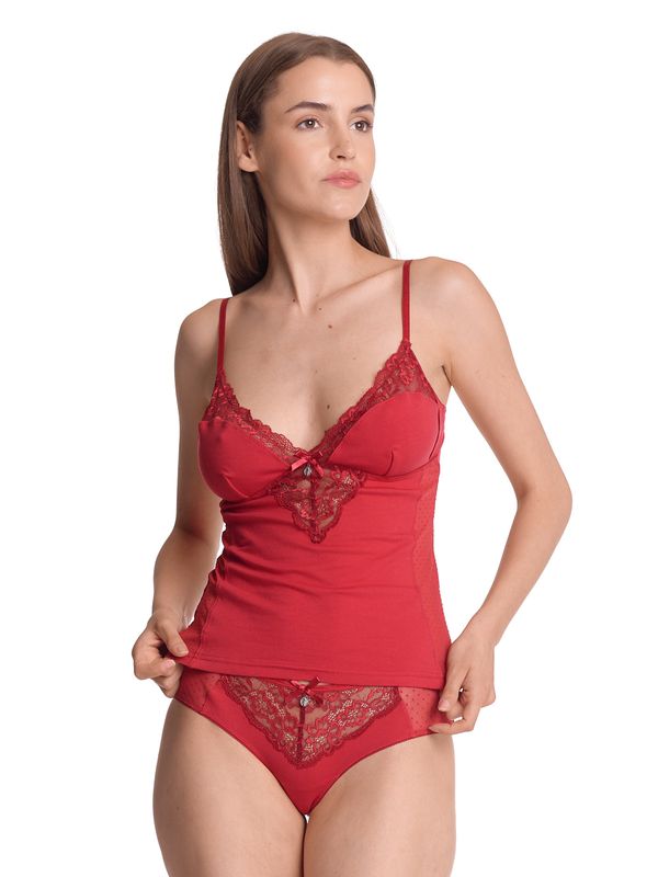 Nastrovje Potsdam Vive Maria Red Boudoir Damen Wäscheset: Top mit Panty rot Bis zu 65% Rabatt