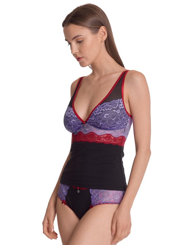 Nastrovje Potsdam Vive Maria Lavender Kiss Damen Wäscheset: Top mit Panty lilac/black Bis zu 55% Rabatt