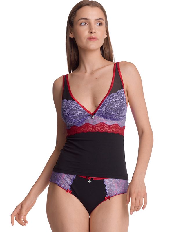 Nastrovje Potsdam Vive Maria Lavender Kiss Damen Wäscheset: Top mit Panty lilac/black Bis zu 55% Rabatt