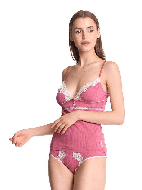 Nastrovje Potsdam Vive Maria Pink Princess Damen Wäscheset: Top mit Panty pink Nur noch ein Tag übrig