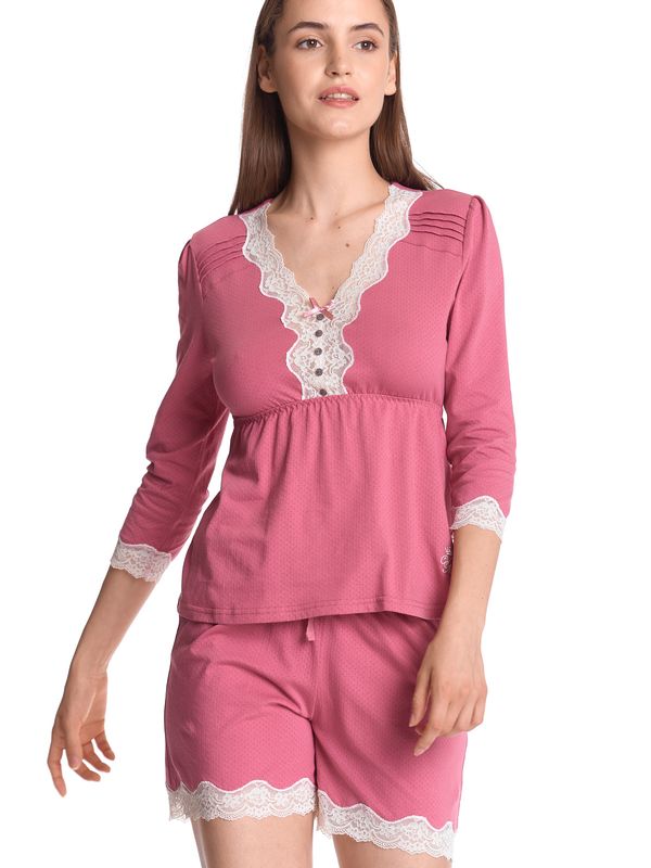 Nastrovje Potsdam Vive Maria Pink Princess Damen Pyjama pink 50% Rabatt mit kostenlosem Versand