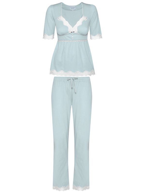 Nastrovje Potsdam Vive Maria My Nostalgia Damen Pyjama blau Speichern exportieren