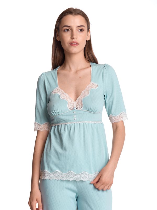 Nastrovje Potsdam Vive Maria My Nostalgia Damen Pyjama blau Speichern exportieren