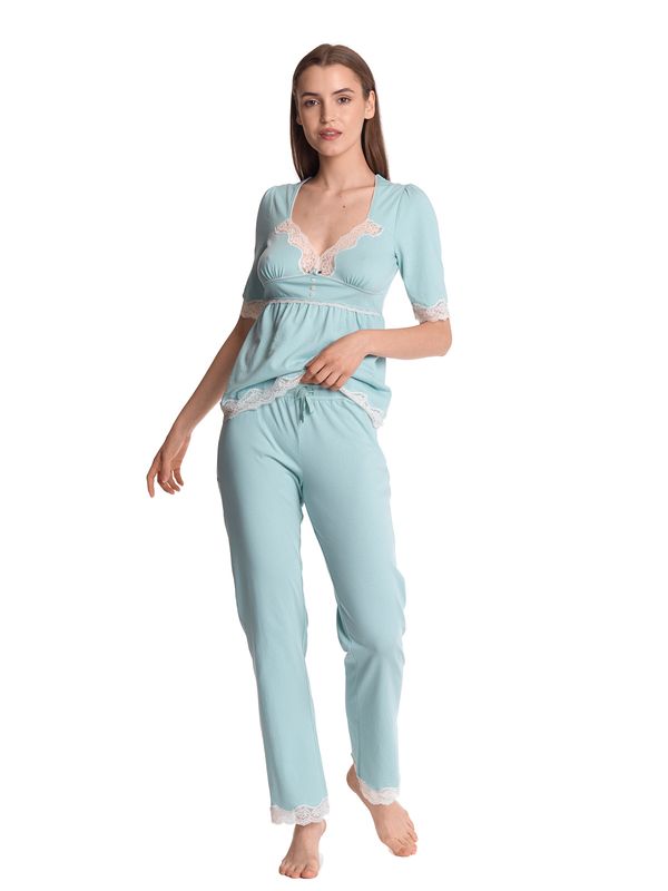 Nastrovje Potsdam Vive Maria My Nostalgia Damen Pyjama blau Speichern exportieren