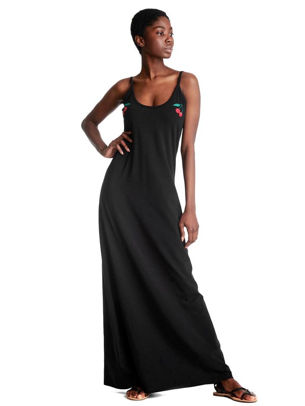Nastrovje Potsdam Pussy Deluxe Cherry Long Damen Trägerkleid schwarz Im Verkauf