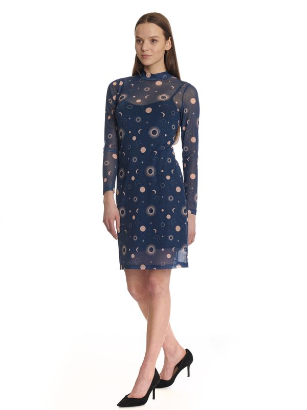 Nastrovje Potsdam Pussy Deluxe Celestial Blue Mystic Damen 2-in-1-Kleid blau allover 2025