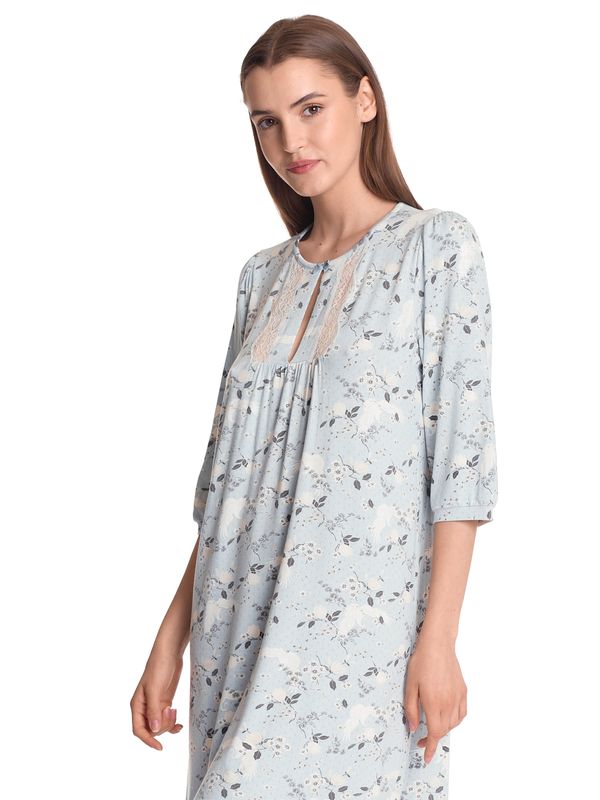 Nastrovje Potsdam Vive Maria Blue Dawn Damen Nachthemd blau allover Exklusive Angebote