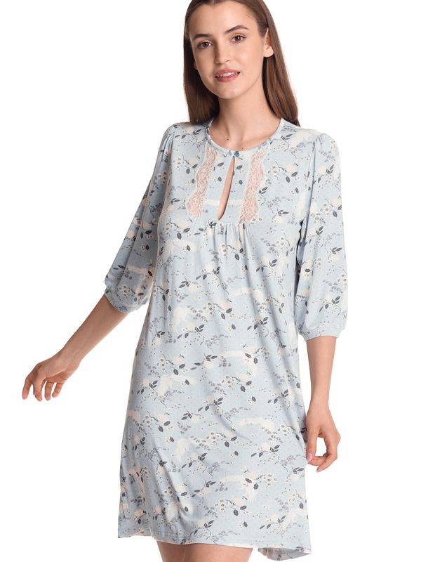 Nastrovje Potsdam Vive Maria Blue Dawn Damen Nachthemd blau allover Exklusive Angebote