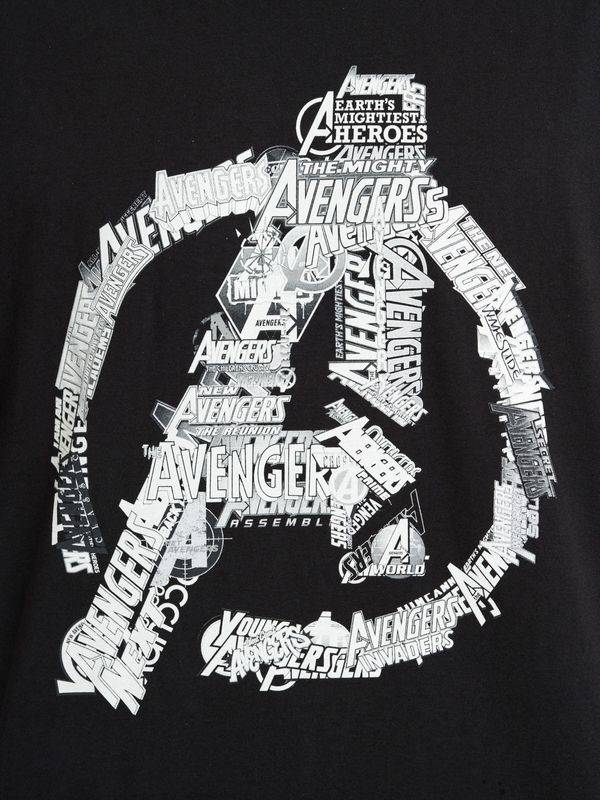 Nastrovje Potsdam The Avengers Avengers Logo Herren T-Shirt schwarz Begrenzte Freigabe