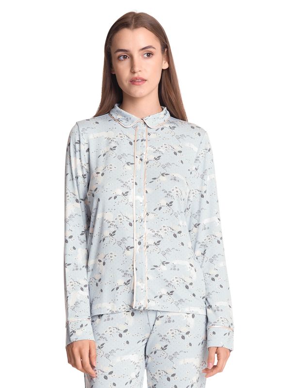 Nastrovje Potsdam Vive Maria Blue Monday Damen Pyjama blau allover Letzte 2 Tage
