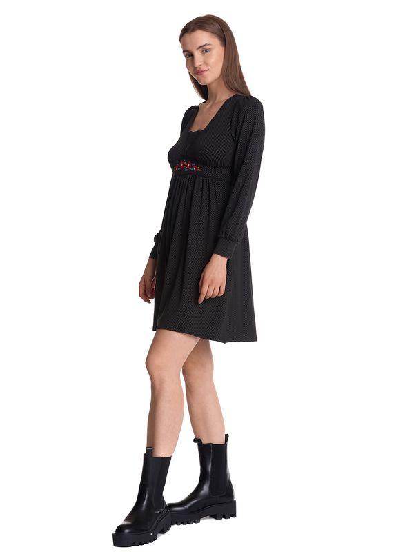 Nastrovje Potsdam Vive Maria Meadow Love Damen A-Linien-Kleid schwarz allover Zeitbegrenzte Promotion