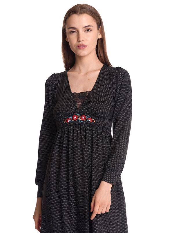 Nastrovje Potsdam Vive Maria Meadow Love Damen A-Linien-Kleid schwarz allover Zeitbegrenzte Promotion