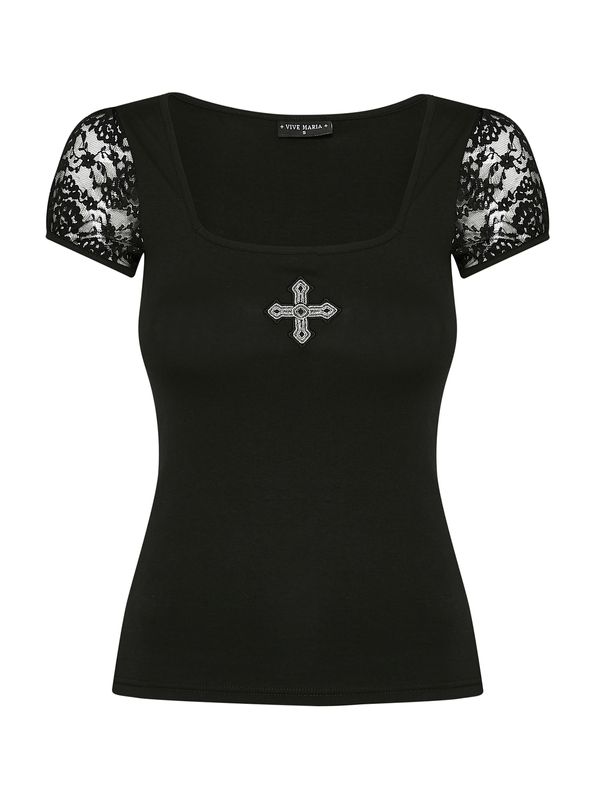 Nastrovje Potsdam Vive Maria Black Vamp Damen T-Shirt schwarz Nur für heute