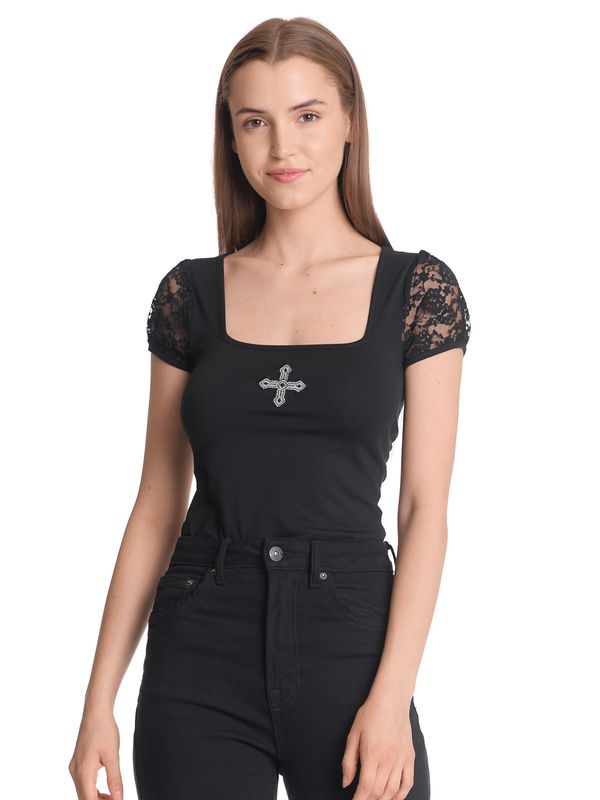 Nastrovje Potsdam Vive Maria Black Vamp Damen T-Shirt schwarz Nur für heute