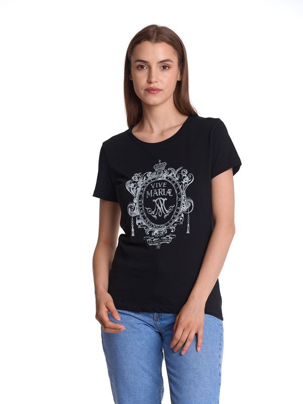 Nastrovje Potsdam Vive Maria Maria&#039;s Baroque Damen T-Shirt schwarz Kostenloser Versand international