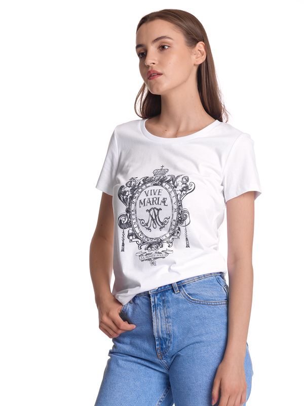 Nastrovje Potsdam Vive Maria Maria&#039;s Baroque Damen T-Shirt weiss Begrenzt auf 3 Tage