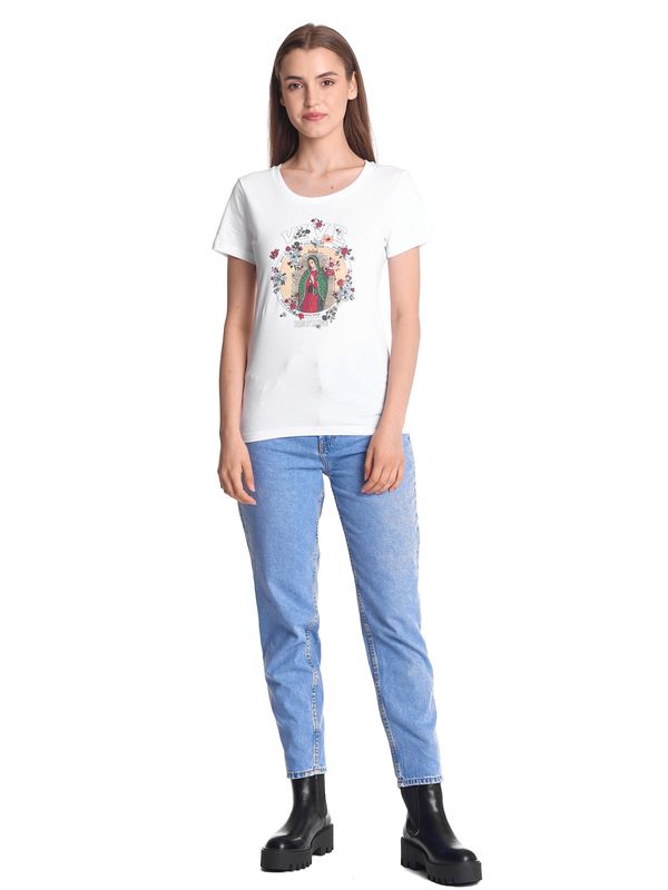 Nastrovje Potsdam Vive Maria College Maria Damen T-Shirt weiss Black Friday Preise