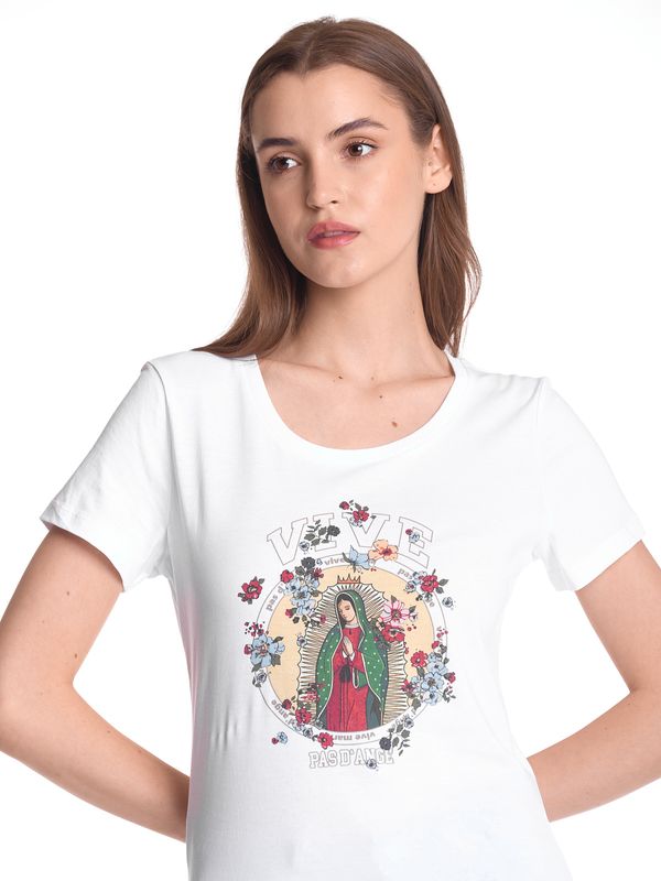 Nastrovje Potsdam Vive Maria College Maria Damen T-Shirt weiss Black Friday Preise