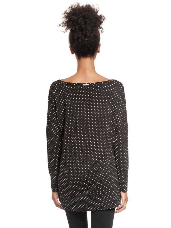 Nastrovje Potsdam Pussy Deluxe Little Dots Damen Langarmshirt schwarz allover Blitzverkäufe