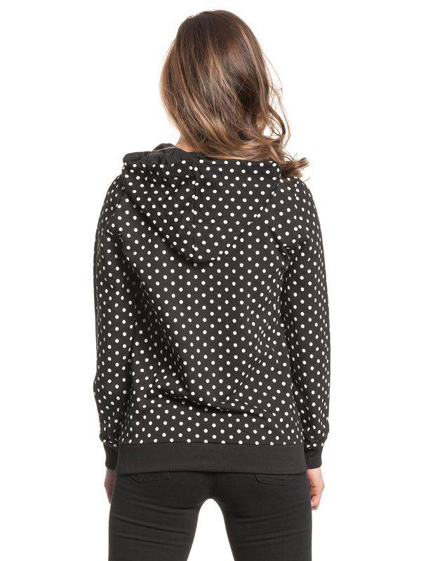Nastrovje Potsdam Pussy Deluxe Big Cherry Damen Kapuzensweatshirt schwarz allover Rabatt