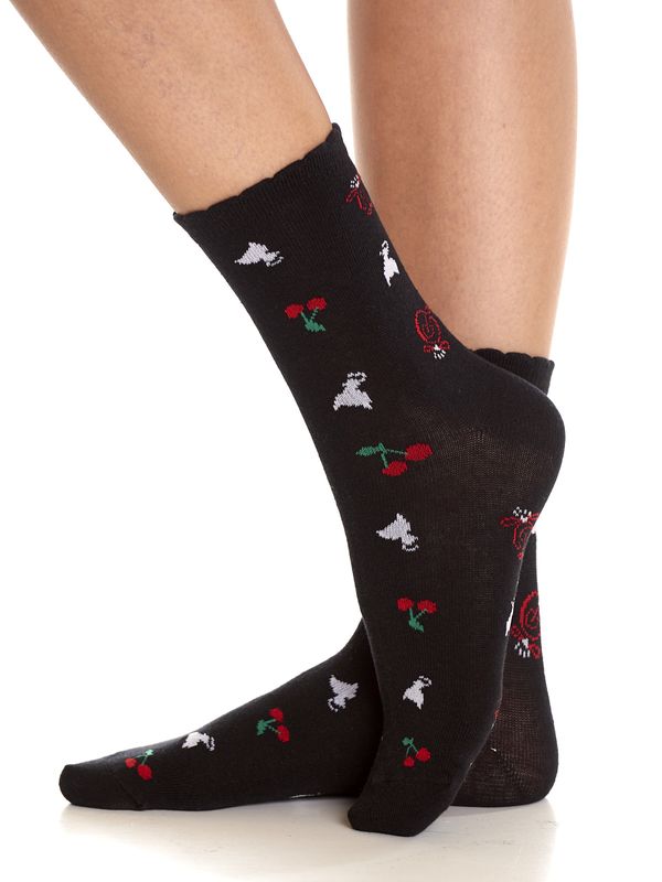 Nastrovje Potsdam Pussy Deluxe Cherry Logos & Cats 3 Pack Socks mulicolour Großer Ausverkauf
