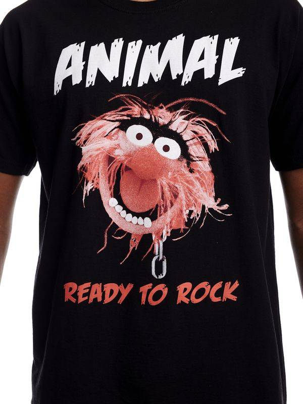 Nastrovje Potsdam The Muppets Ready To Rock Herren T-Shirt schwarz Flash Sale