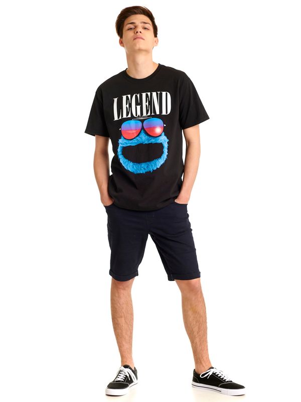 Nastrovje Potsdam Sesamstrasse Cookie Legend Herren T-Shirt schwarz Online Shopping