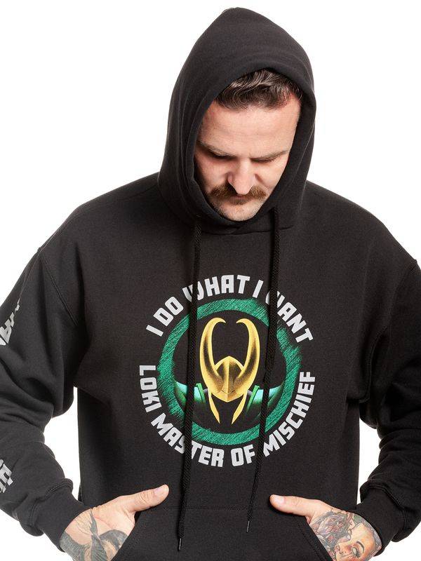 Nastrovje Potsdam Loki Master Of Mischief Herren Kapuzensweatshirt schwarz Saisonschlussverkauf